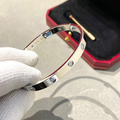 [Marins]LOVE BRACELET 6.1MM 10 DIAMONDS