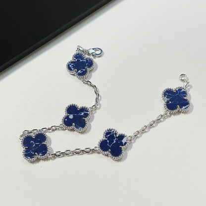 [Marins]CLOVER 5 MOTIF PIETERSITE BRACELET COLLECTION