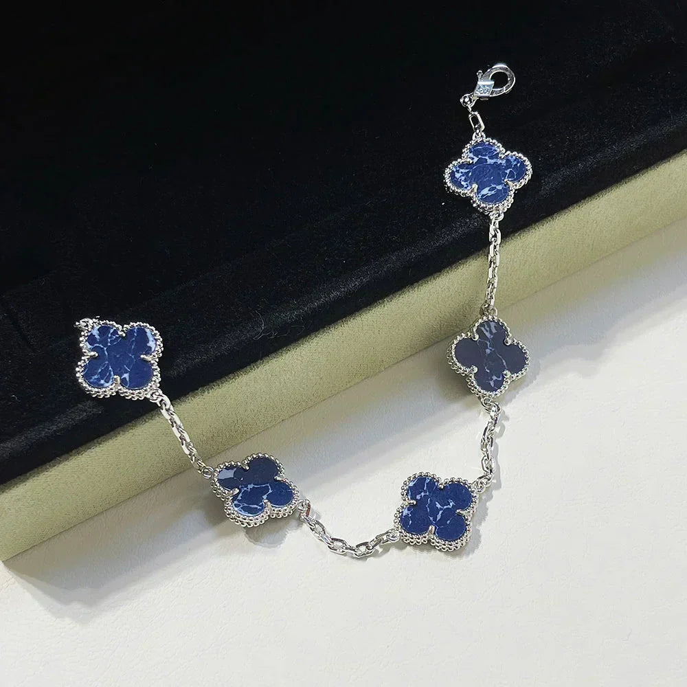 [Marins]CLOVER 5 MOTIF PIETERSITE BRACELET COLLECTION