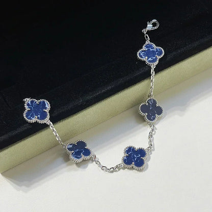 [Marins]CLOVER 5 MOTIF PIETERSITE BRACELET COLLECTION