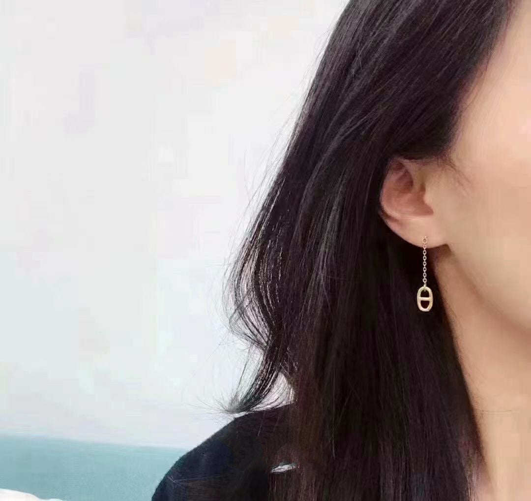 [Marins]CHAINE TASSEL EARRINGS