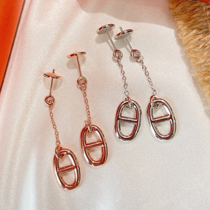[Marins]CHAINE TASSEL EARRINGS