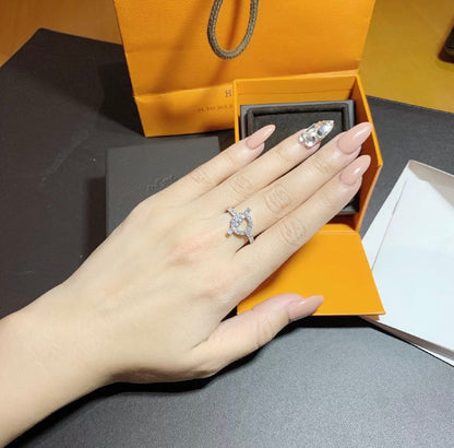 [Marins]ECHAPPEE RING SILVER DIAMOND