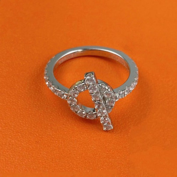 [Marins]ECHAPPEE RING SILVER DIAMOND