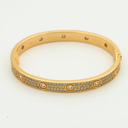 [Marins]LOVE BRACELET 6.1MM DIAMOND-PAVED 10 BIG DIAMONDS