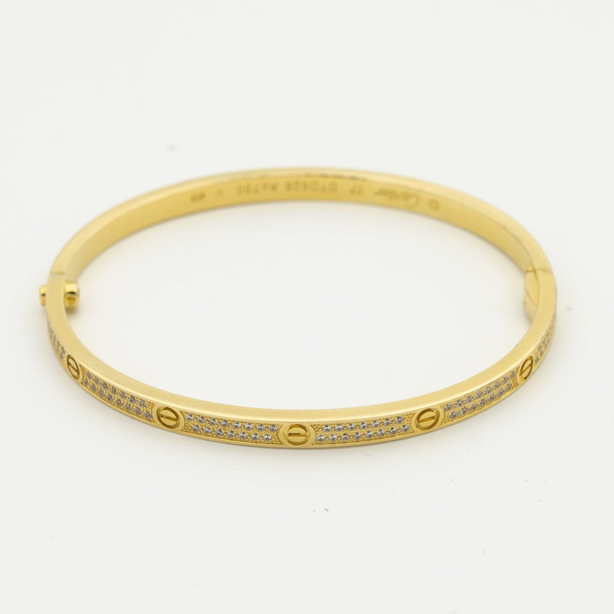 [Marins]LOVE BRACELET 3.65MM DIAMOND-PAVED