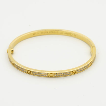 [Marins]LOVE BRACELET 3.65MM DIAMOND-PAVED