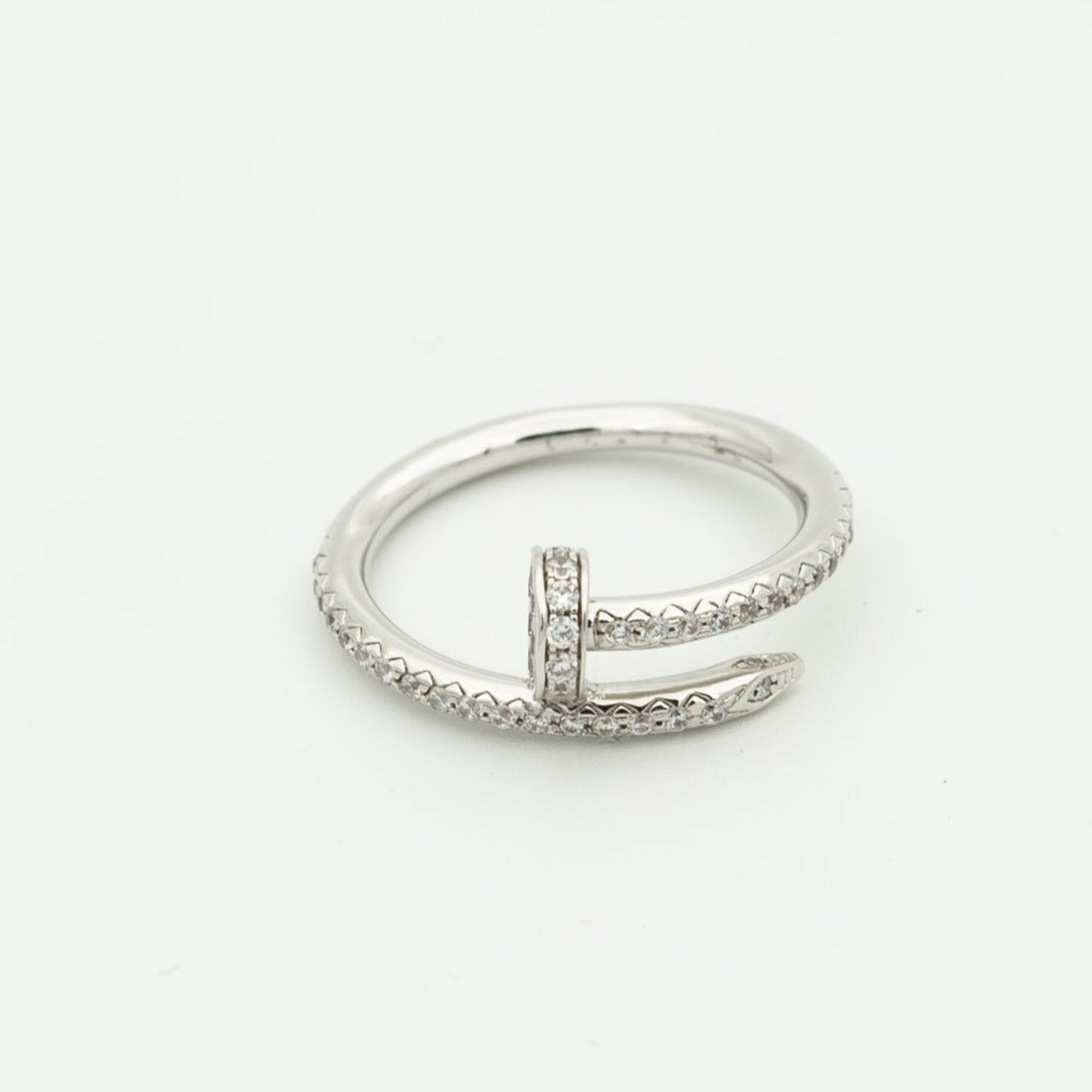 [Marins]JUSTE RING 1.8MM SILVER DIAMONDS