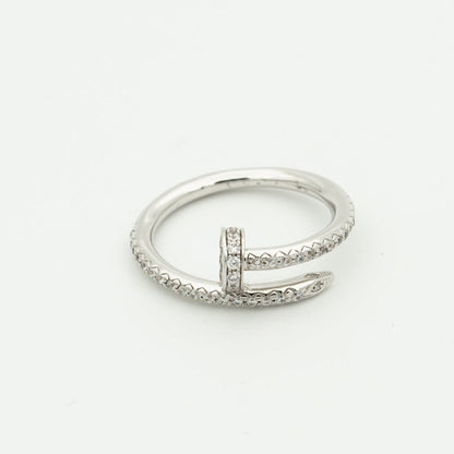 [Marins]JUSTE RING 1.8MM SILVER DIAMONDS