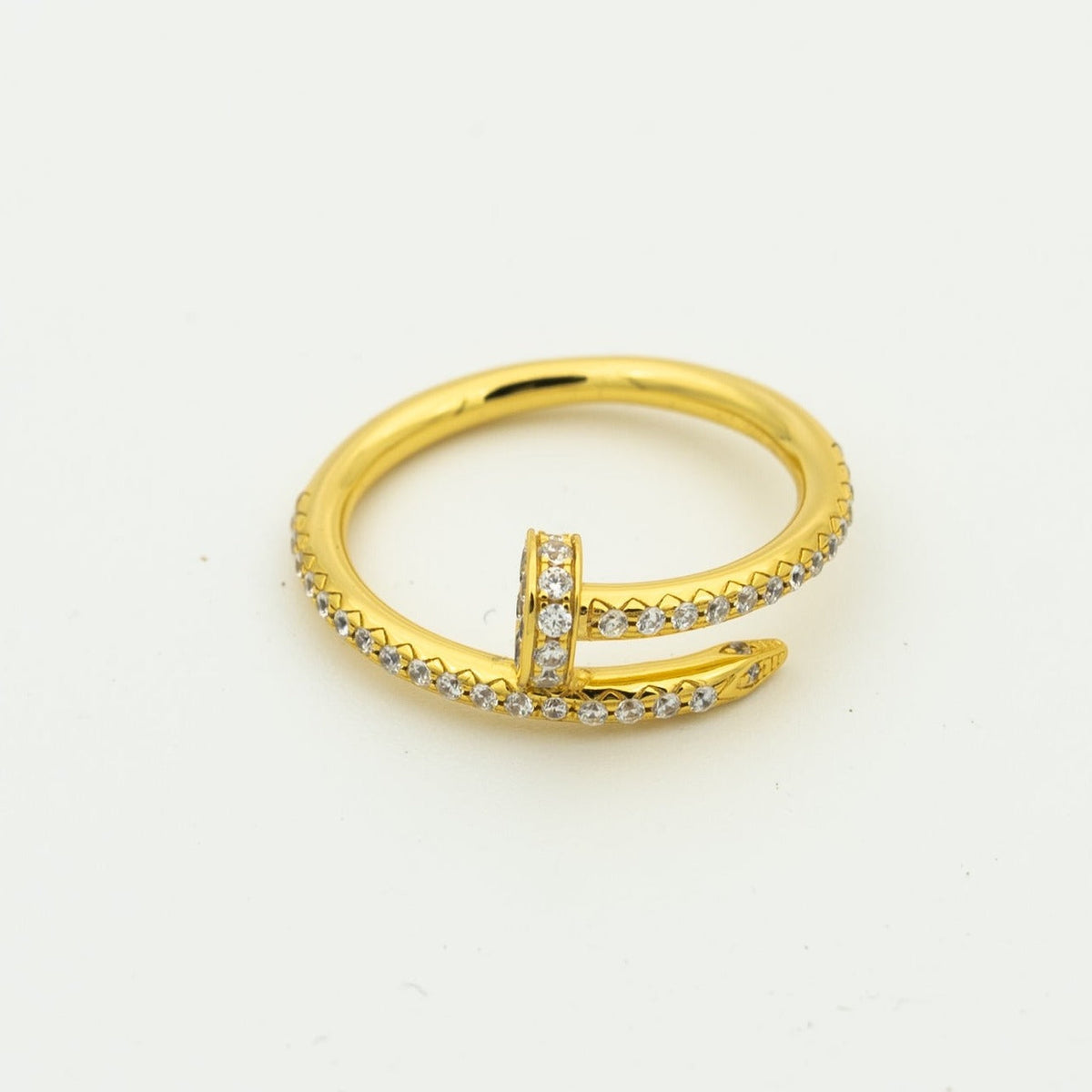 [Marins]JUSTE RING 1.8MM GOLD DIAMONDS
