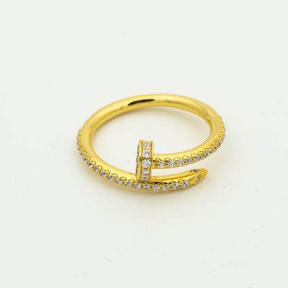 [Marins]JUSTE RING 1.8MM GOLD DIAMONDS