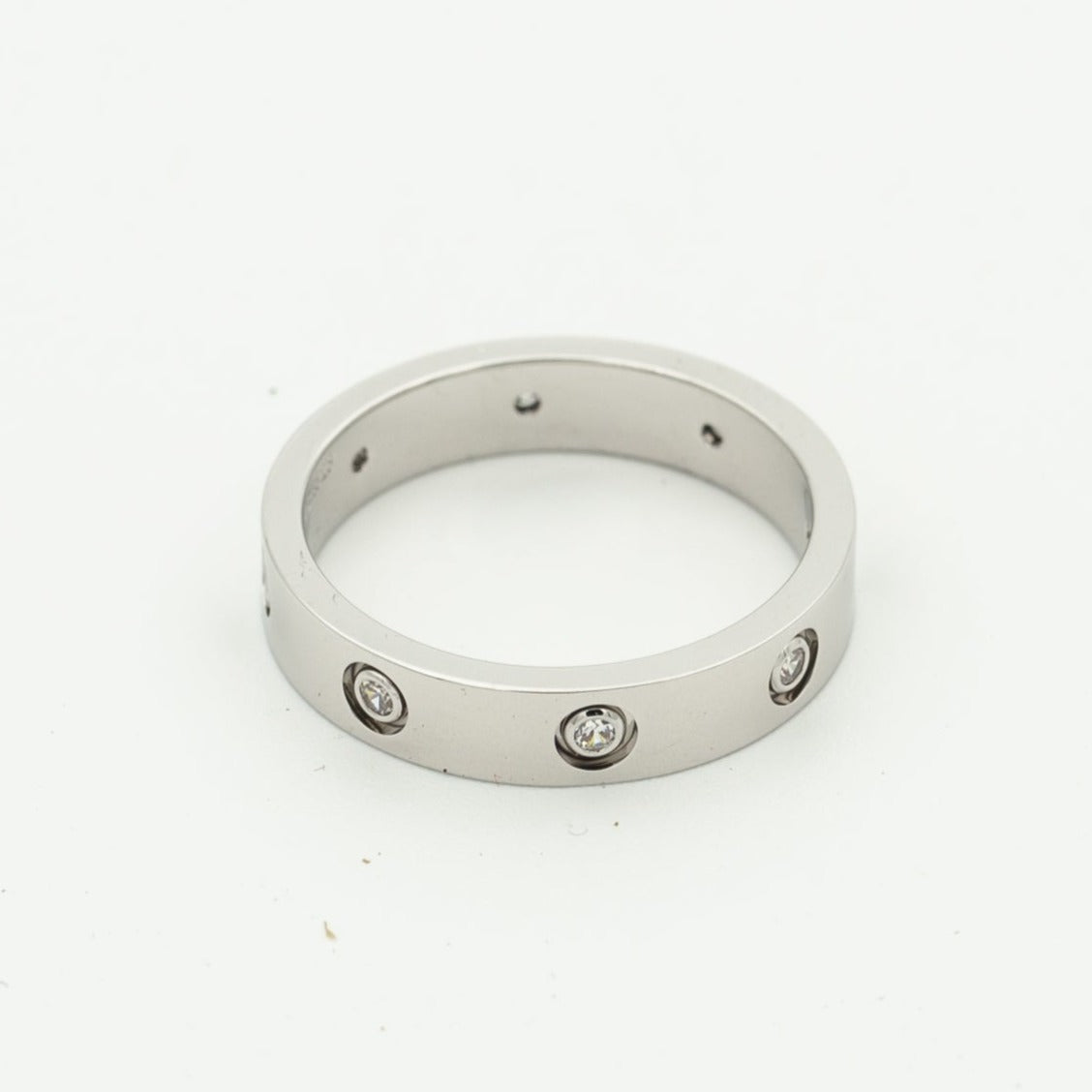 [Marins]LOVE RING 3.6MM 8 DIAMONDS