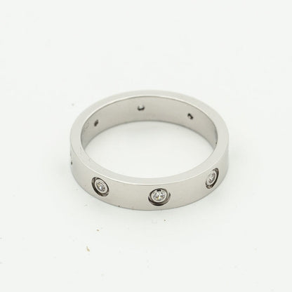 [Marins]LOVE RING 3.6MM 8 DIAMONDS