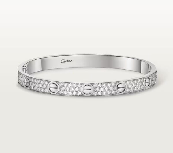 [Marins]NEW-LOVE-6.1MM-Width Diamond-Studded Bracelet