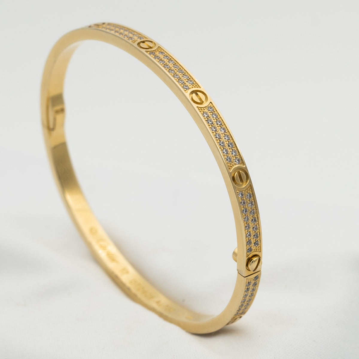 [Marins]LOVE BRACELET 3.65MM DIAMOND-PAVED