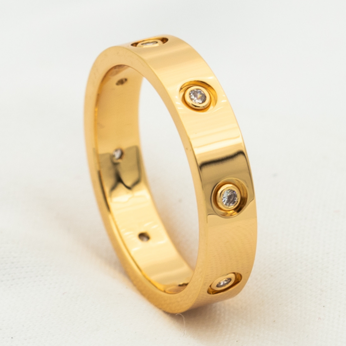 [Marins]LOVE RING 3.6MM 8 DIAMONDS