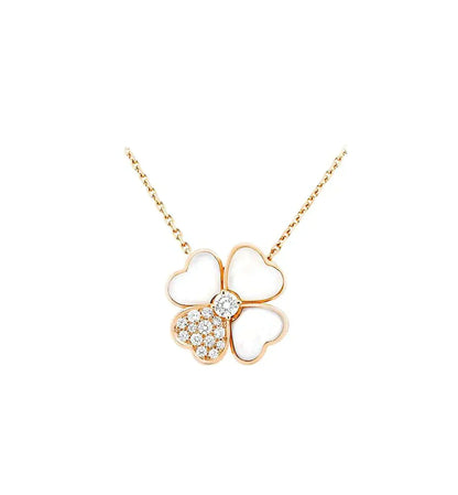 [Marins]CLOVER MOP DIAMOND Marins GOLD NECKLACE