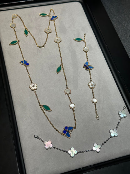 [Marins] 2026 NEW CLOVER 15 MOTIFS LUCKY NECKLACE