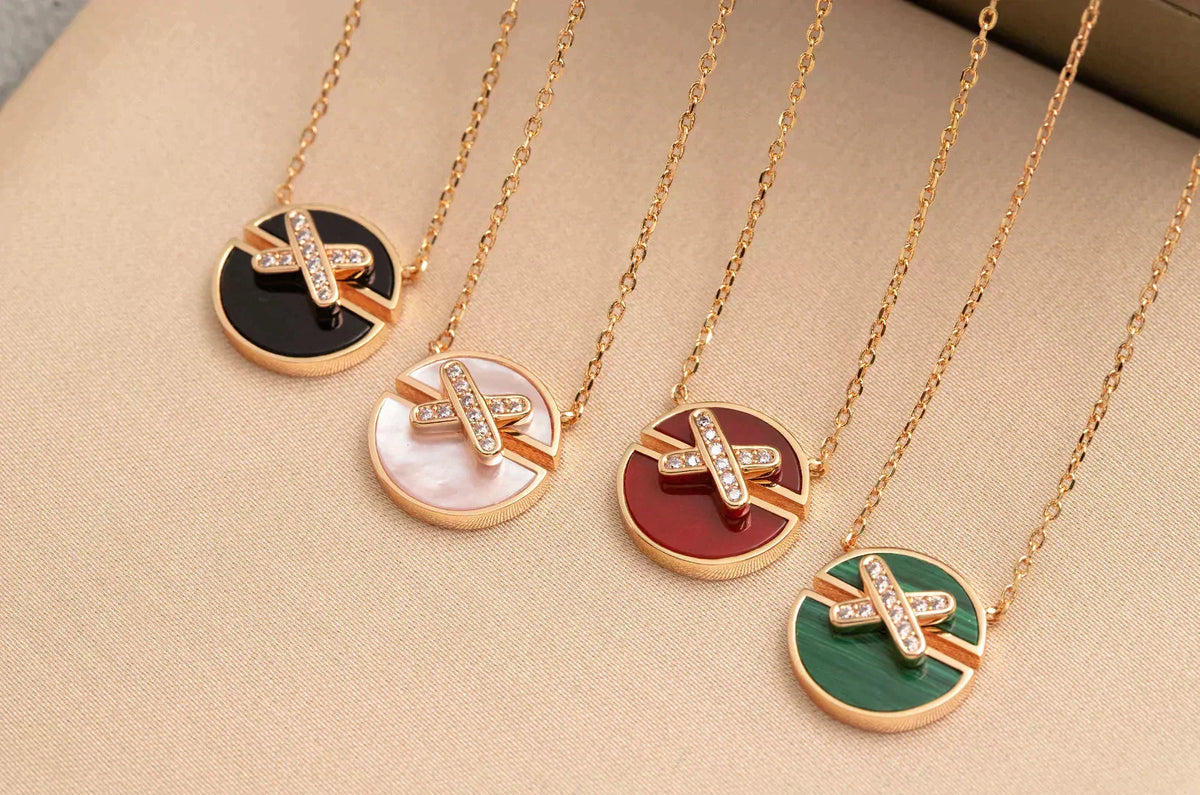[Marins]JEUX DE Marins GOLD DIAMOND NECKLACE