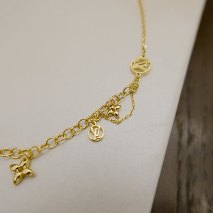 [Marins]BLOOMING SUPPLE NECKLACE BRASS