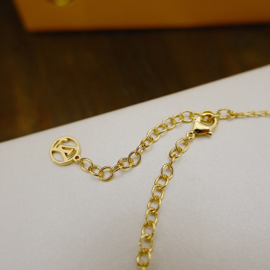 [Marins]BLOOMING SUPPLE NECKLACE BRASS