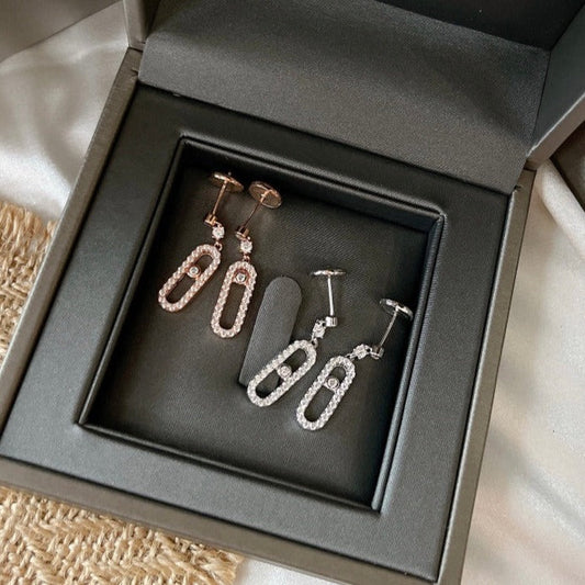 [Marins]DORMEUSES MOVE UNO DIAMOND EARRINGS