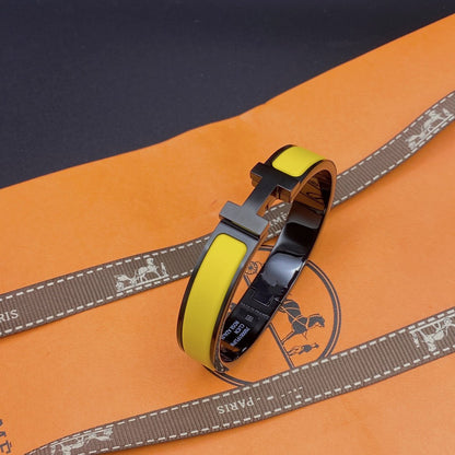 [Marins]CLIC HM SO BLACK YELLOW BRACELET