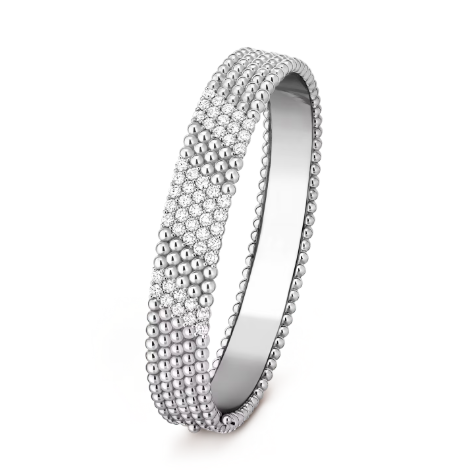 [Marins]Five-row diamond bracelet
