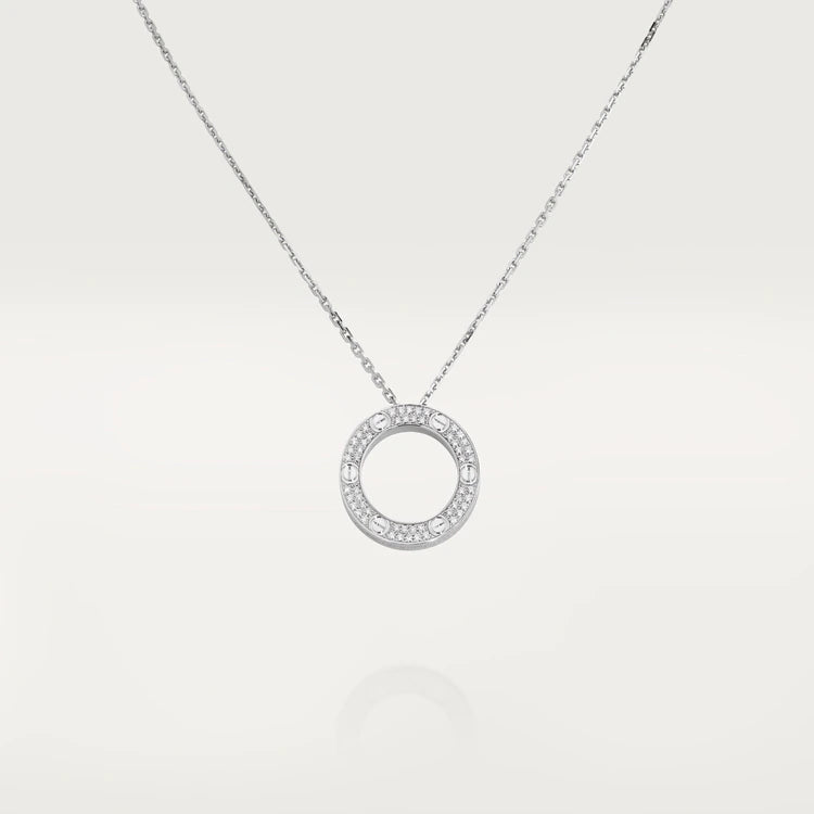 [Marins]LOVE NECKLACE ADJUSTABLE SILVER
