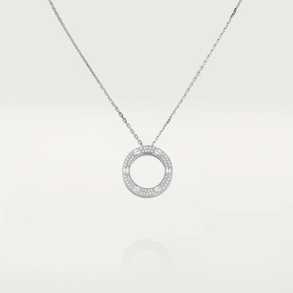 [Marins]LOVE NECKLACE ADJUSTABLE SILVER