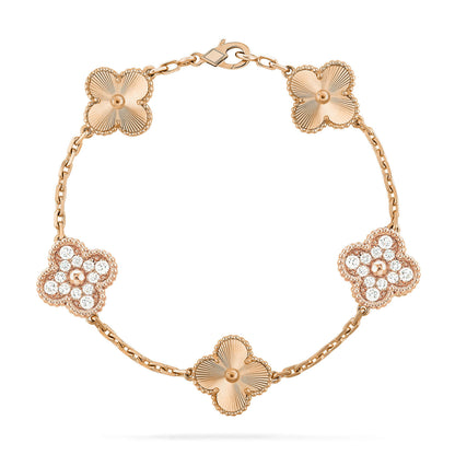 [Marins] CLOVER 5 MOTIF LASER BRACELET COLLECTION
