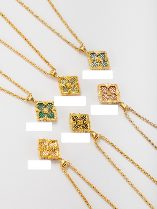 [Marins] B.C.L SMALL SIZE  ENAMEL NECKLACE£¨Various colors)