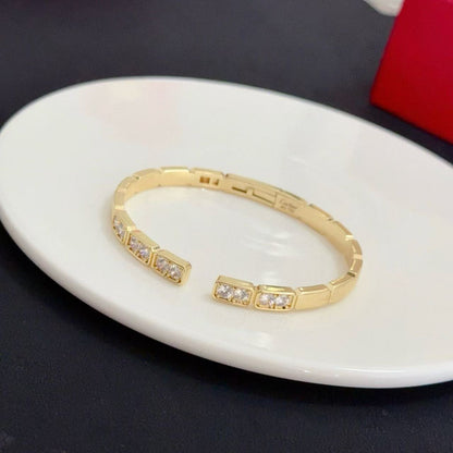 [Marins jewelrys]LOVE DIAMOND OPEN  BRACELET