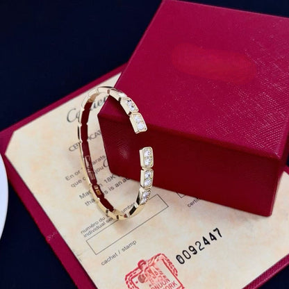 [Marins jewelrys]LOVE DIAMOND OPEN  BRACELET