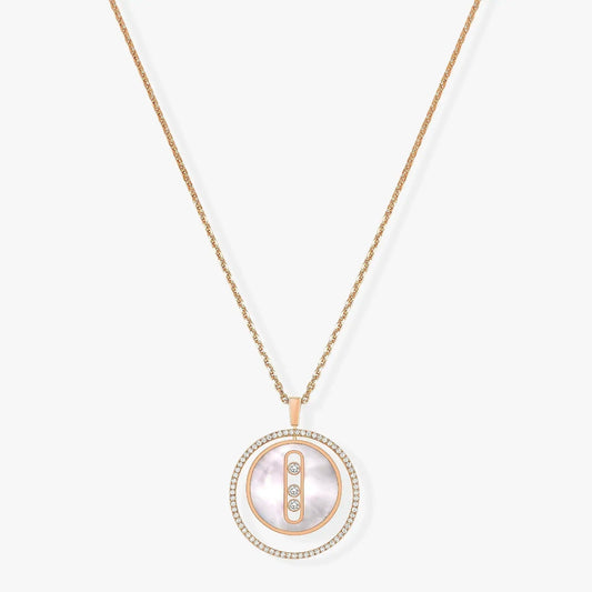 [Marins]Demo MOVE MM NACRE BLANCHE DIAMOND NECKLACE