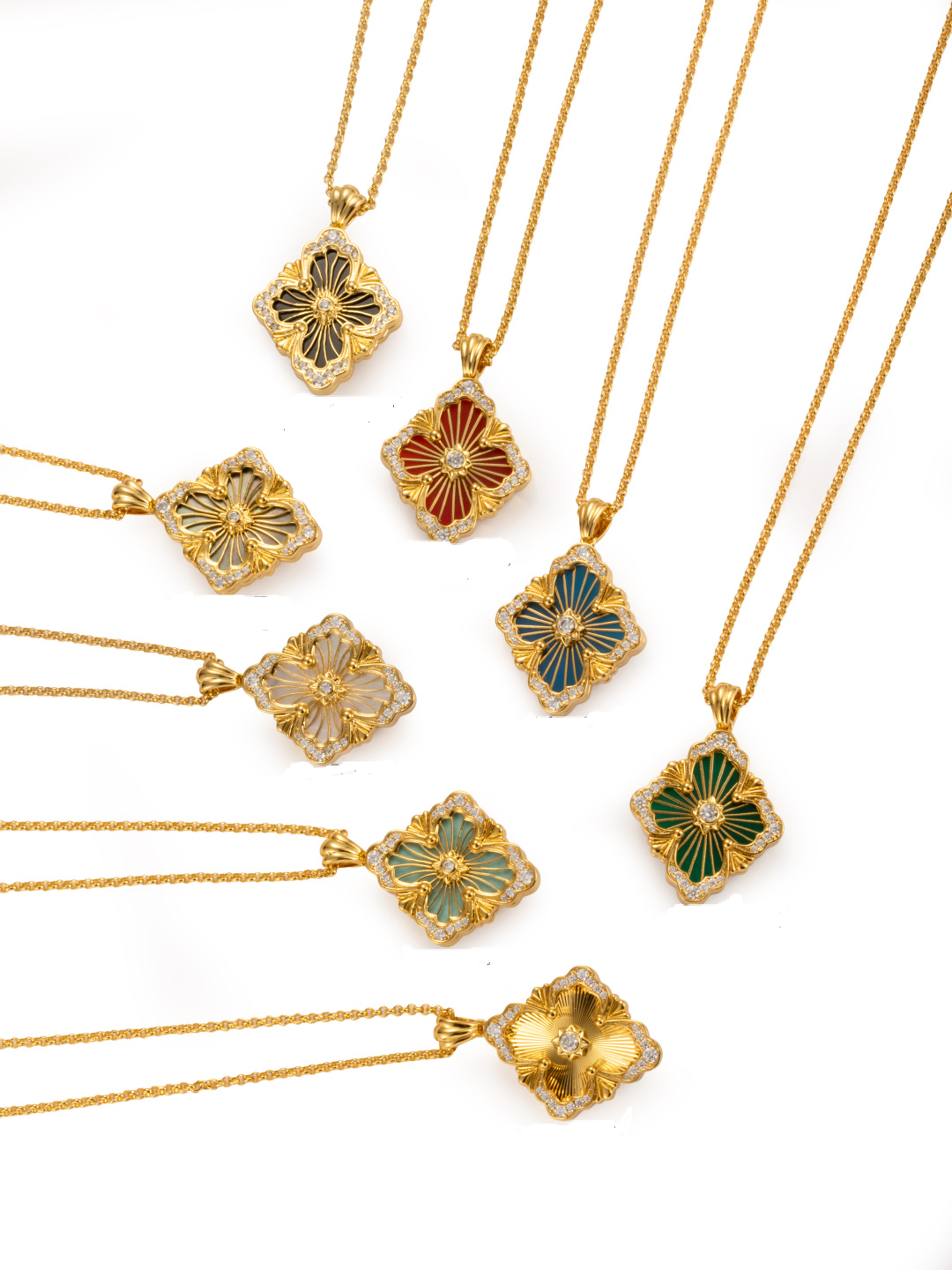 [Marins] B.C.L BIG SIZE  ENAMEL NECKLACE£¨Various colors£©
