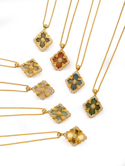 [Marins] B.C.L BIG SIZE  ENAMEL NECKLACE£¨Various colors£©