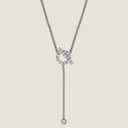 [Marins]FINESSE SILVER DIAMOND NECKLACE