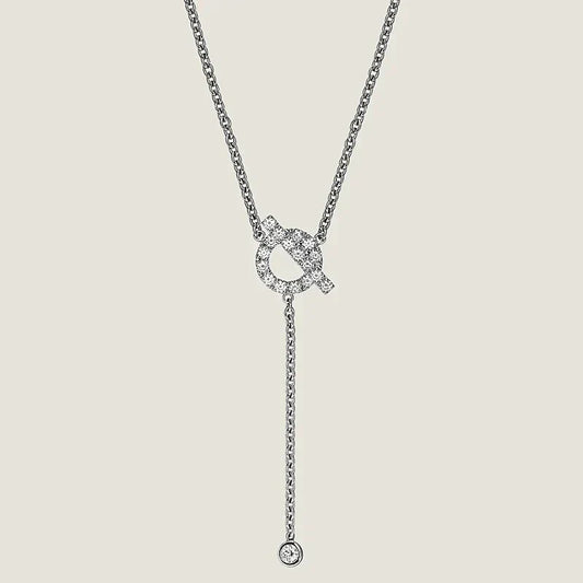 [Marins]FINESSE SILVER DIAMOND NECKLACE