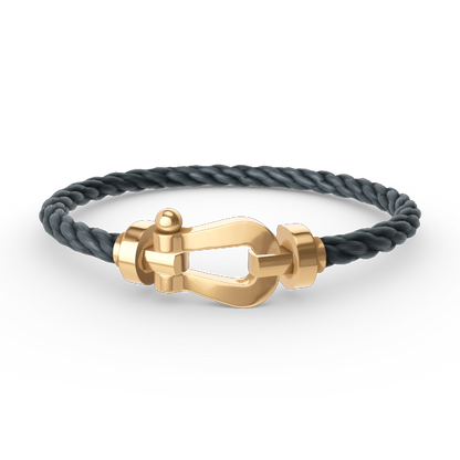 [Marins]FORCE LARGE HORSESHOE NO DIAMOND BRACELET GOLD