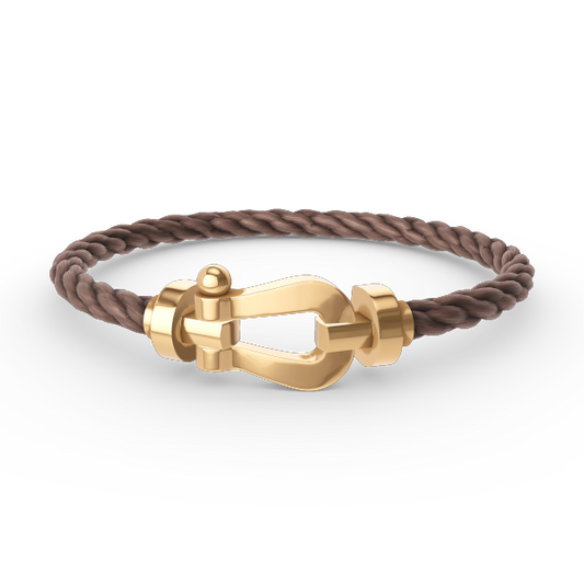 [Marins]FORCE LARGE HORSESHOE NO DIAMOND BRACELET GOLD