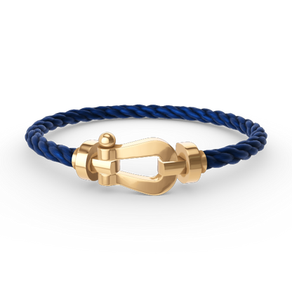 [Marins]FORCE LARGE HORSESHOE NO DIAMOND BRACELET GOLD
