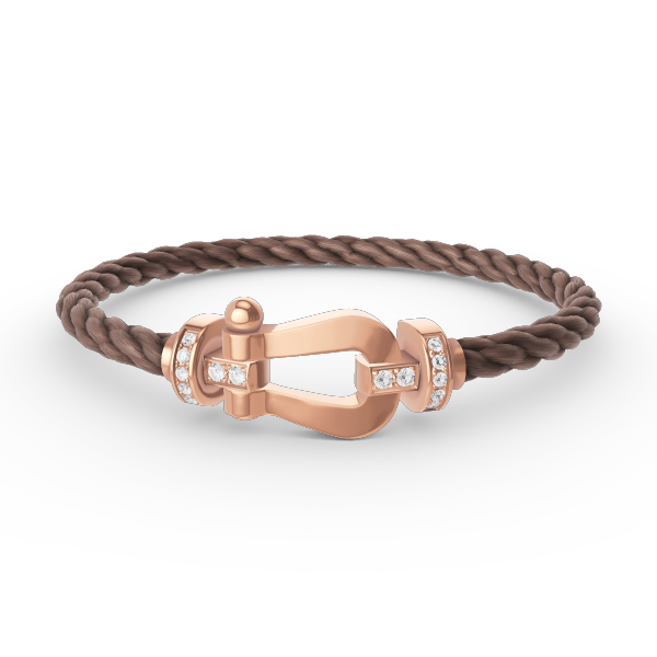 [Marins]FORCE LARGE HORSESHOE HALF DIAMOND BRACELET Marins GOLD