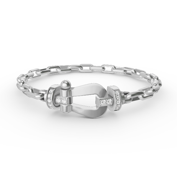 [Marins]FORCE LARGE HORSESHOE CLASP  METAL BRACELET