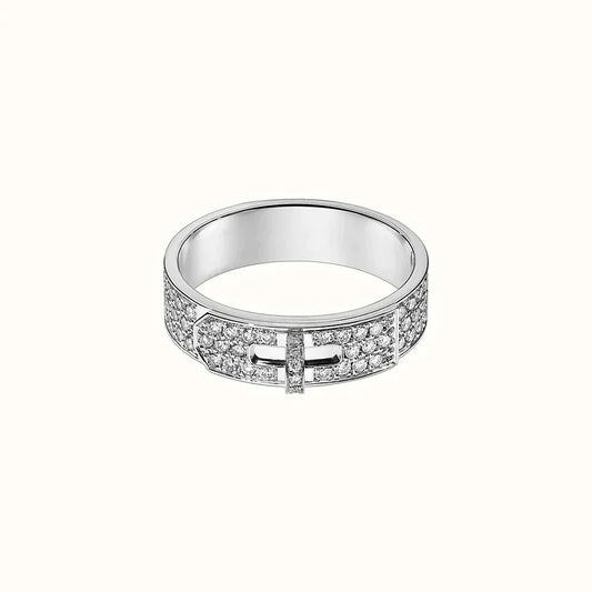 [Marins]KELLY SILVER DIAMOND RING