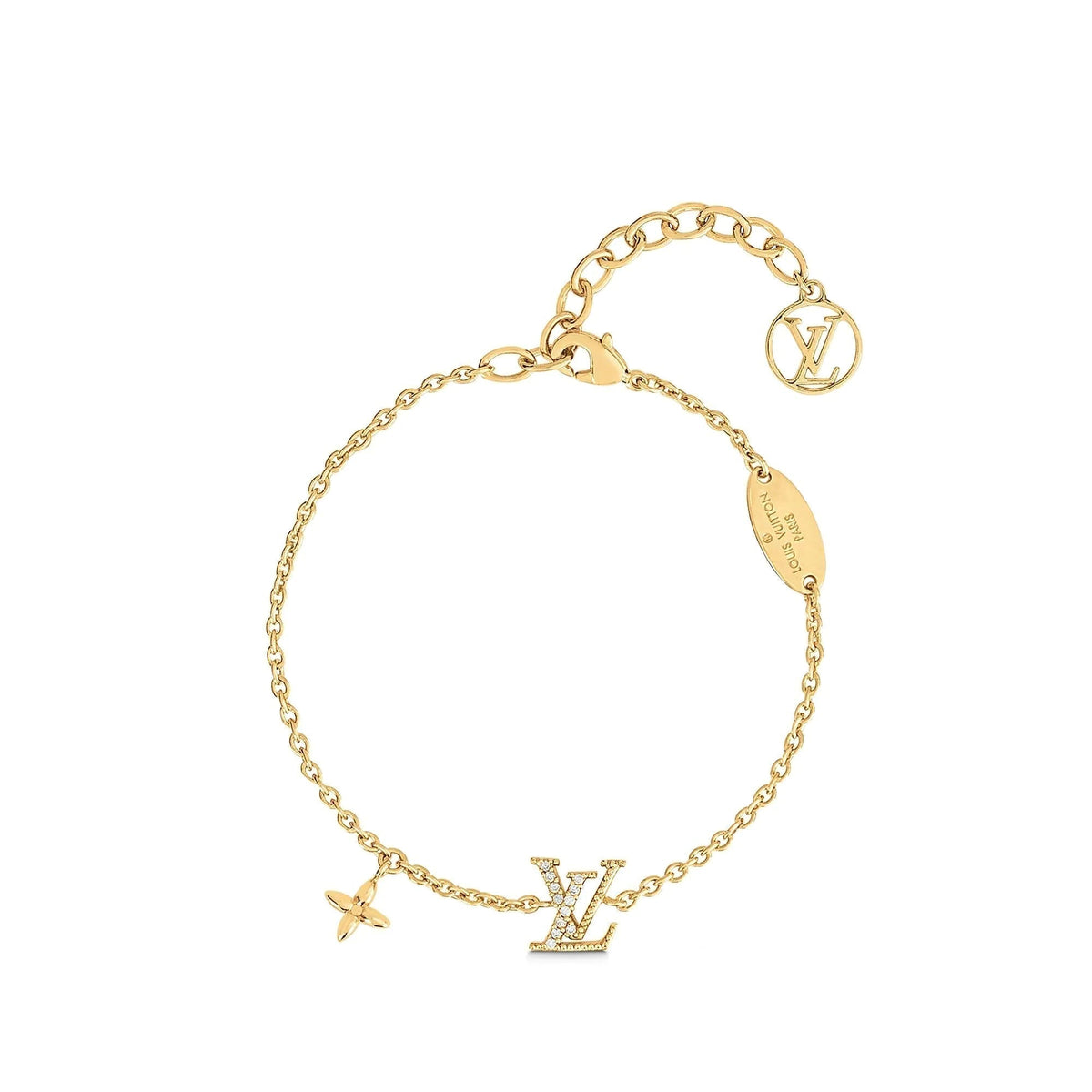 [Marins]LOGO STAR MOTIF GOLD BRACELET