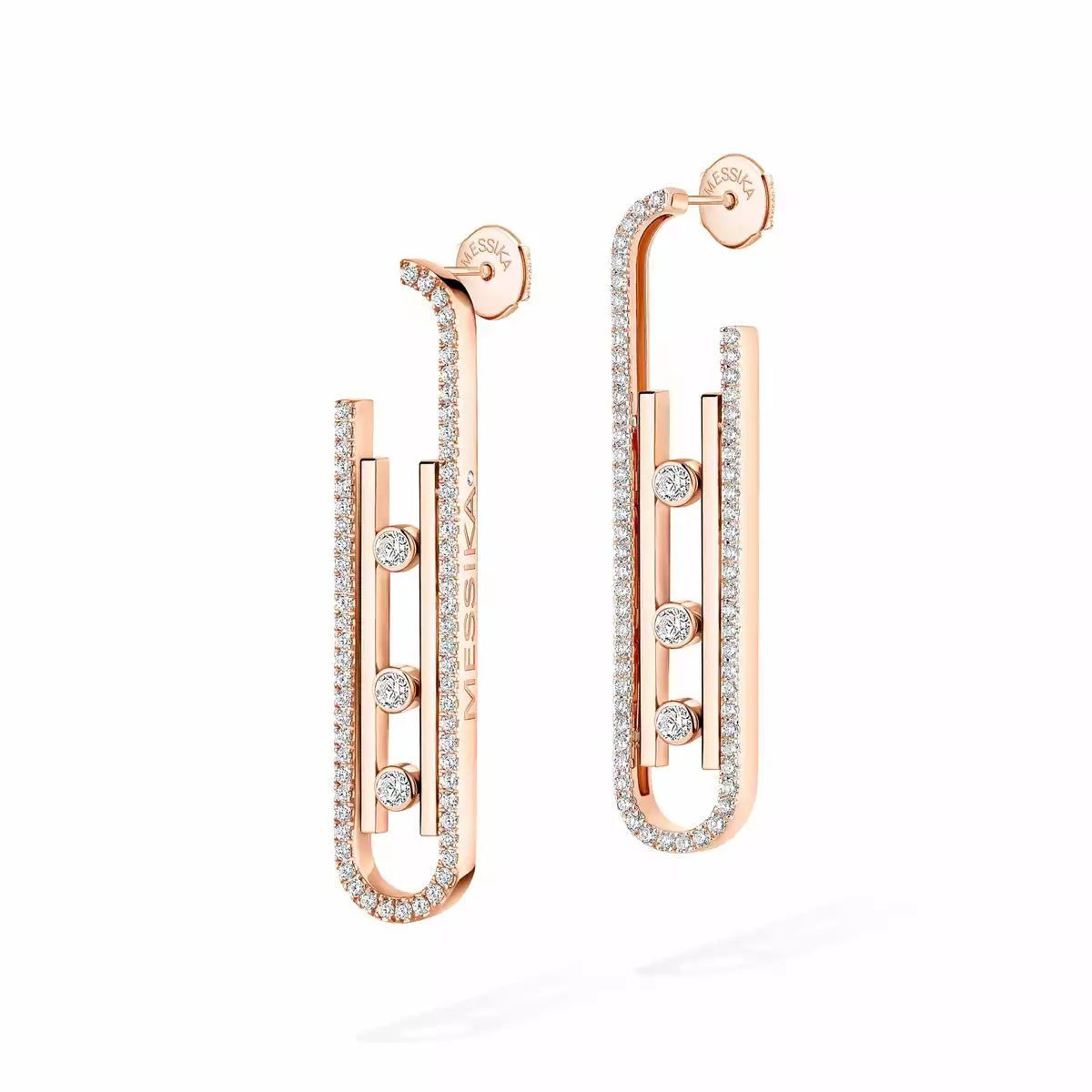 [Marins]Diamond Pendant Earrings Move 10Th