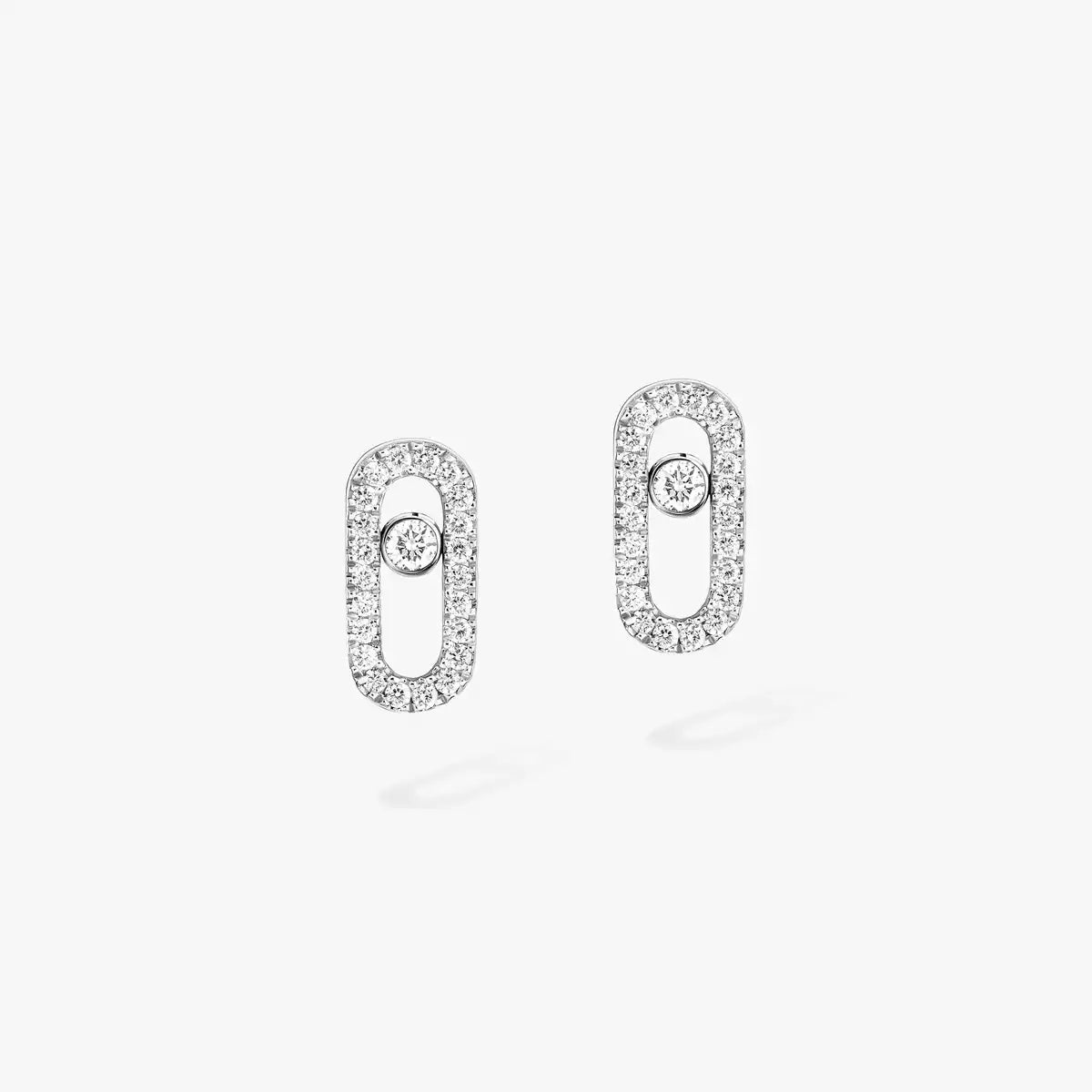 [Marins]Move Uno Diamond Earrings