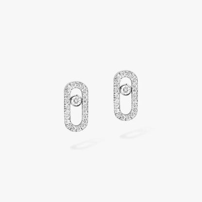[Marins]Move Uno Diamond Earrings