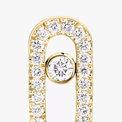 [Marins]Move Uno Diamond Earrings